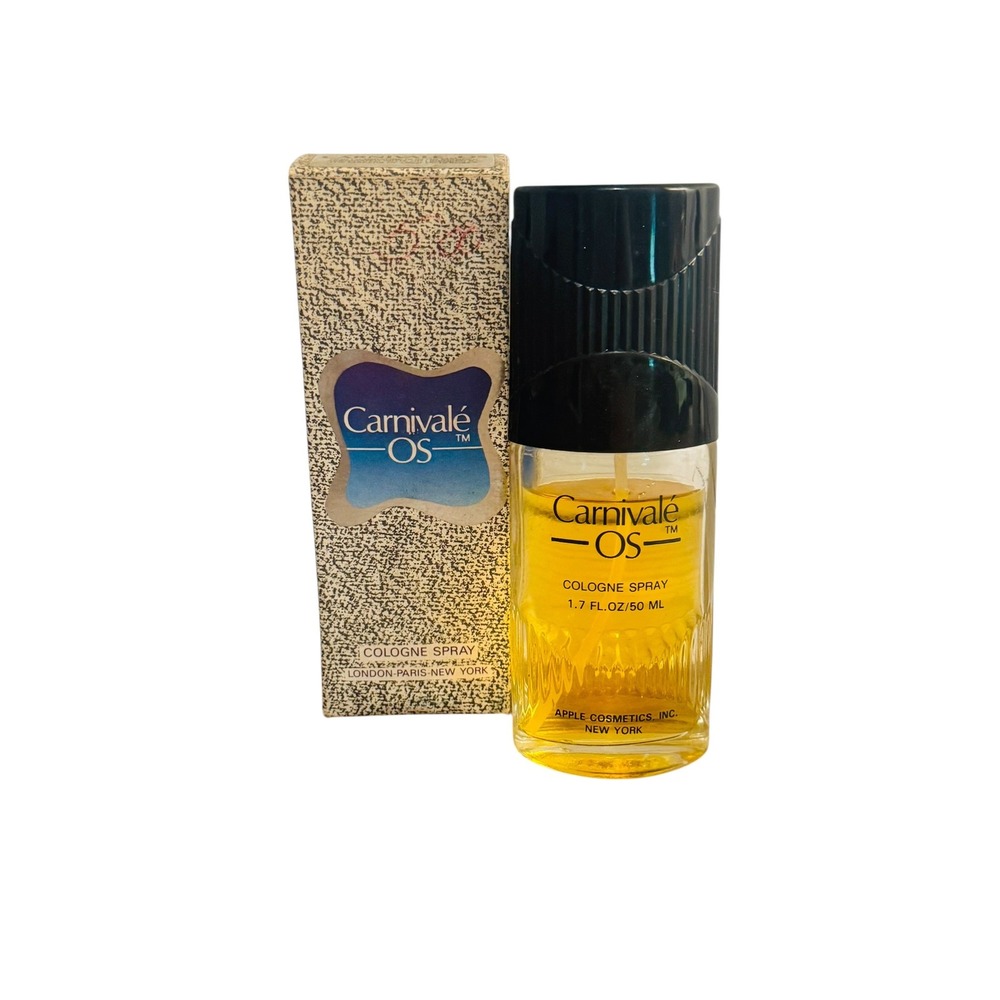 Vintage Carnivale OS Cologne Spray Apple Cosmetics 1.7 oz 50ml Mens Fragrance